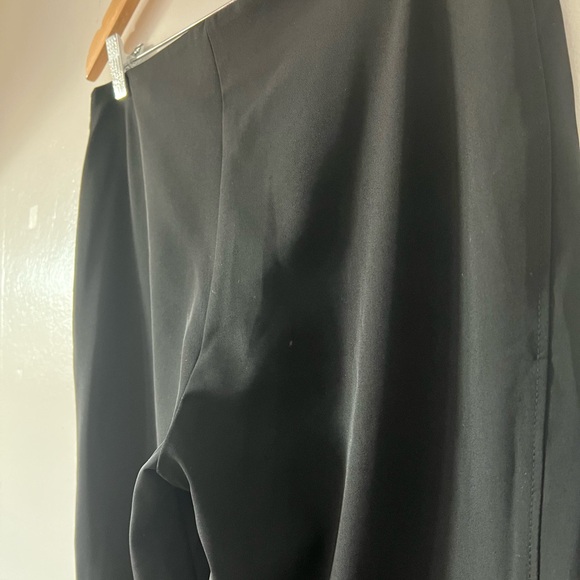 Simply Vera by Vera Wang sz 6 black dress pants ankle cropped side zip SPRING - Picture 10 of 13